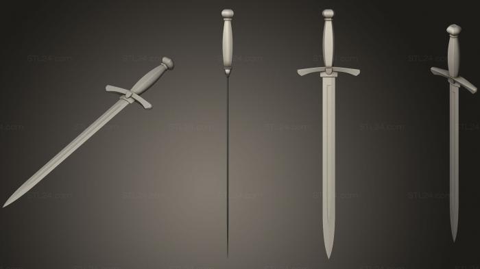 Weapon (Swords 01 4, WPN_0192) 3D models for cnc